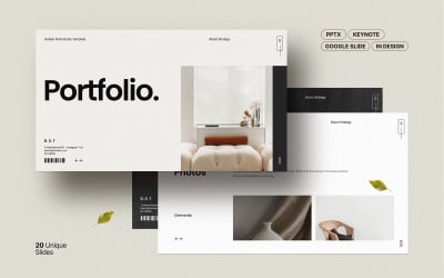 Creative Design, Portfolio with PowerPoint, Keynote, Google Slides, InDesign