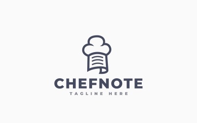 Kreatives Logo-Vorlagendesign für Chef Note