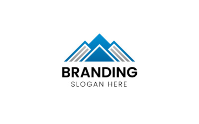 Logo aziendale e finanziario di montagna-1093