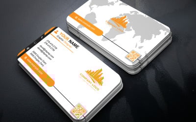 Modern Clean Editable Minimalist Professional Business Card Template