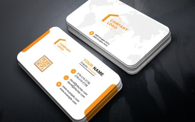 Modern Minimal Editable Professional Clean Business Card Template