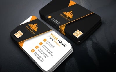 Modern Minimal Professional Clean Editable Business Card Template