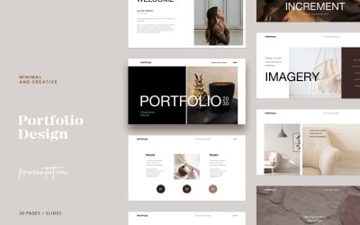 Portfolio Presentation with PowerPoint, Keynote, Google Slides, InDesign