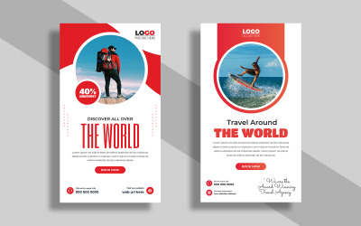 Modèle de story pour les réseaux sociaux d&amp;#39;une agence de voyages, version 5