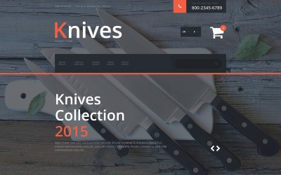 Bıçaklar OpenCart Şablonu