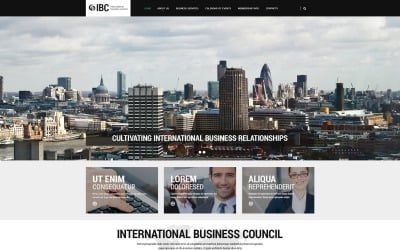 Business &amp; Services Responsive Website Template