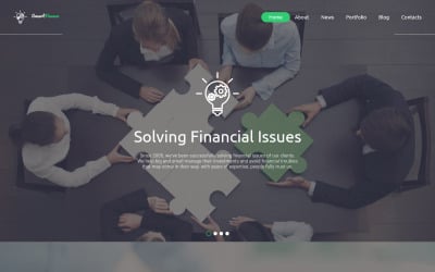 Modèle de site Web de règlement de dette