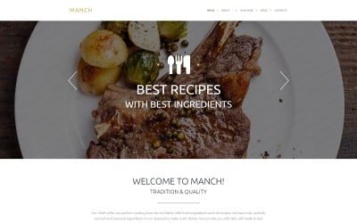 Modèle de site Web Manch