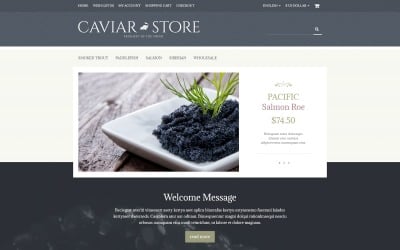 Plantilla OpenCart Tienda Caviar
