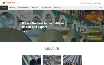 Plantilla Web para Sitio de Dustinus Co