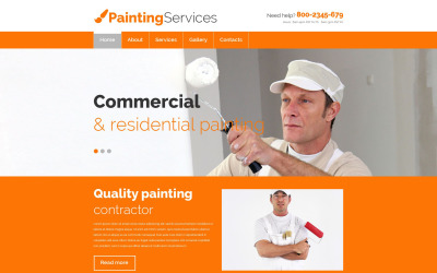 Responsivt Hemsidemall #55471