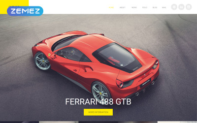 Responzivní Joomla šablona "Cars" #55424