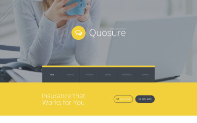 Šablona webových stránek Quosure