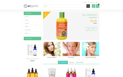 Tema PrestaShop organico