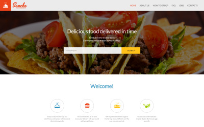 Website Vorlage namens "Sancho" #55444
