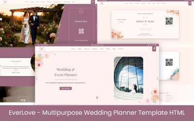 EverLove - Modello HTML per wedding planner multiuso