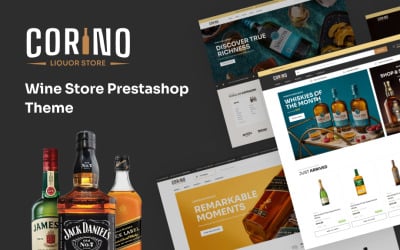 Leo Corino Elementor - Motyw Prestashop dla sklepu z winami
