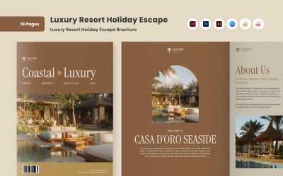 Luxury Resort Escape Editorial Brochure