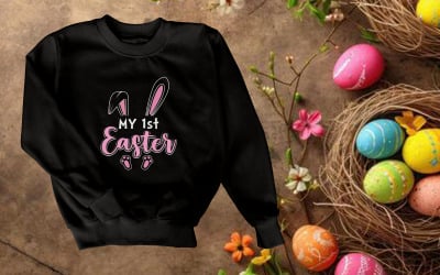 My 1st Easter Shirt | Baby First Easter T Shirt Design