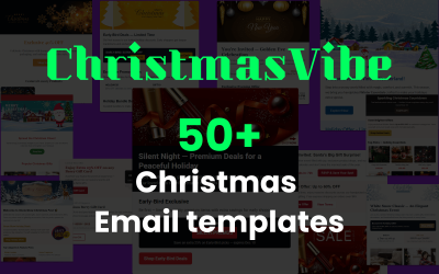 ChristmasVibe – Plantillas de correo electrónico navideñas