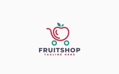 Design de logotipo para loja de frutas