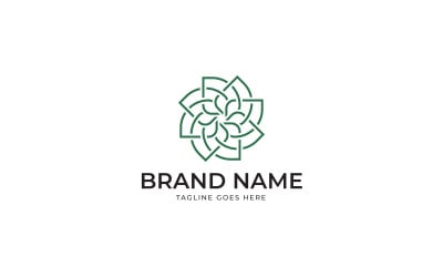 Elegant Floral logo design template