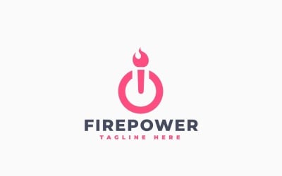 Fire Power Logo Template Design