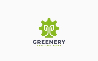 Green System Logo Template Design