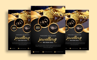 Jewelry Sale Flyer Template Design Ver-1