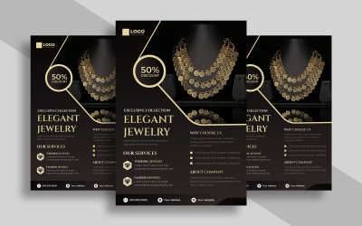 Jewelry Sale Flyer Template Design Ver-4