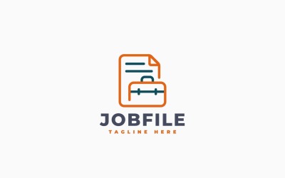 Job Files Logo Template Design