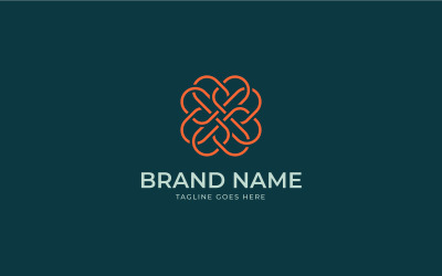 Letter X Floral logo Design Template