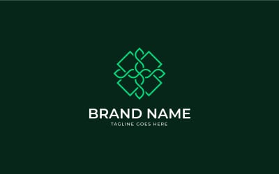 Letter X Leaf Flower logo Template design