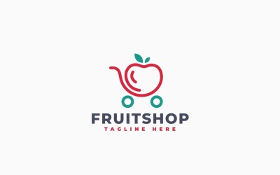 Logo-Vorlage für einen Obstladen