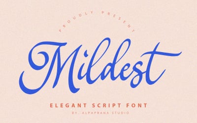 Mildest - Elegant Script Font