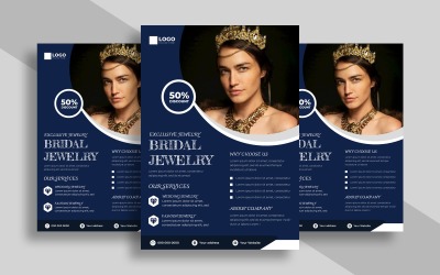 Sieradenverkoop Flyer Sjabloon Ontwerp Ver-3