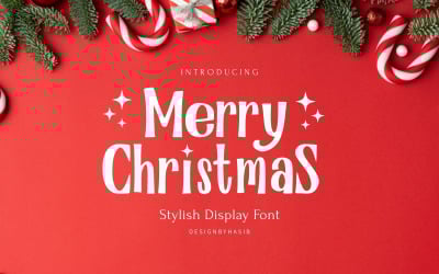 Merry Christmas - Brand New Stylish Display Font