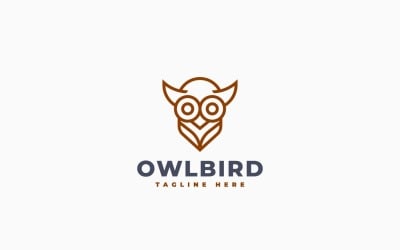 Owl Bird Logo Template Design