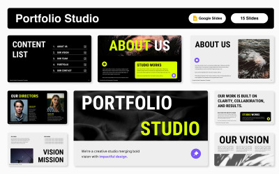 Portfolio Studio Google 幻灯片演示