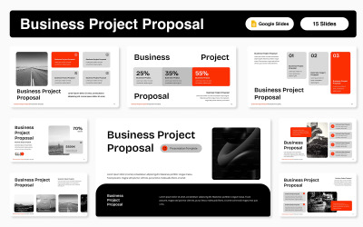 Szablon Google Slides do propozycji projektu biznesowego
