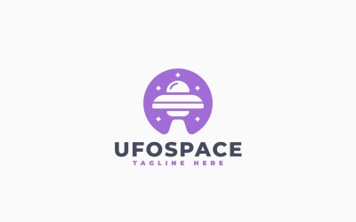 Ufo Space Logo Template Design