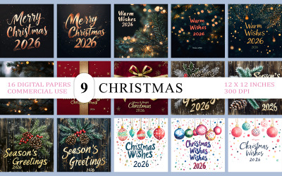 Classic Holiday Ornaments &amp;amp; Pinecone Backgrounds | Elegant Dark Christmas &amp;amp; Gold Ribbon
