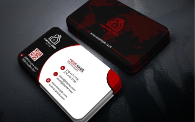 Modern Clean Minimalist Business Card Template PSD Bundle