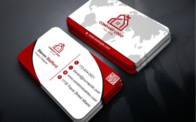 Modern Minimal Clean Business Card Template PSD Bundle