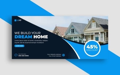 Real Estate Agency Facebook Cover Ver-2