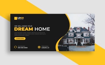 Real Estate Agency Facebook Cover Ver-3