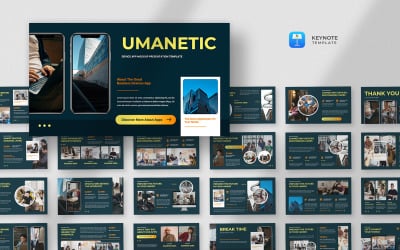 Umanetic - Mobile App Keynote Template