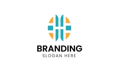 Letter H geometric consulting logo-1104
