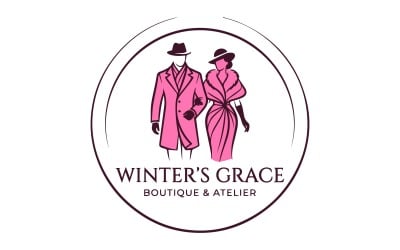 winter dress shop logo Cold Season Graphic