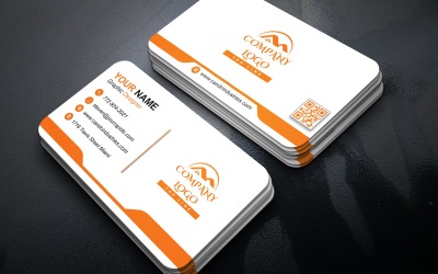 Clean Elegant Modern Professional Business Card Template PSD